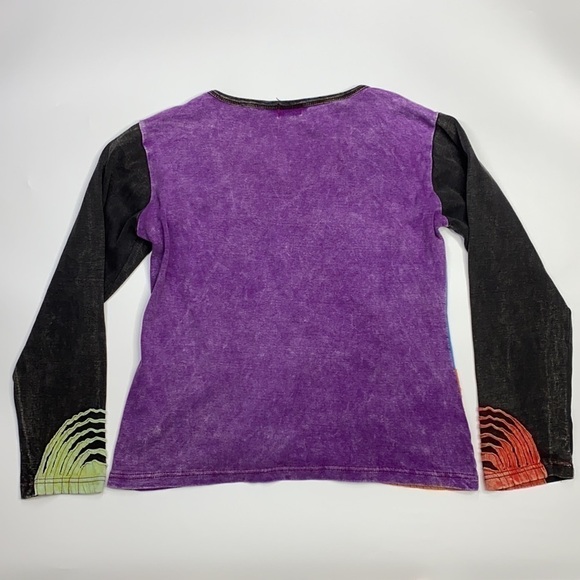 Rising International Bohemian Floral Long Sleeve Medium - Picture 2 of 9